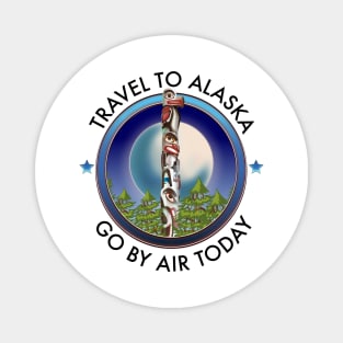 Travel To Alaska Magnet